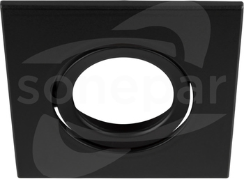 Pokrywa UNIWERSAL DN kwadrat ruchoma IP65 czarny Akcesoria do downlight