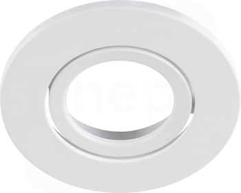 Pokrywa UNIWERSAL DN okrągła ruchoma IP65 biały Akcesoria do downlight