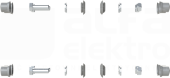 TZ608 Zestaw zaślepek i śrub Akcesoria