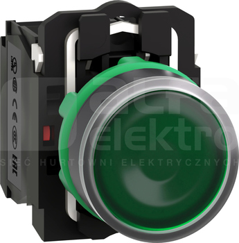 XB5AW33M5*LED, N/O+N/Z, 230V PRZYC.PODSW.Z SAMO.POWR.