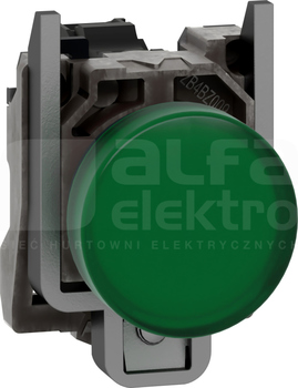 XB4BVM3 230V, ZIELONY WSKAZNIK SWIETLNY WBUDOW.LED