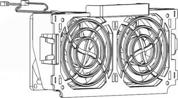 VX5VPS3001 DC24V D80x38MM Zestaw wentylatorowy