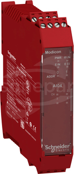XPSMCMAI0400 4 WE ANA 0-24mA 0…10V śrubowy Moduł