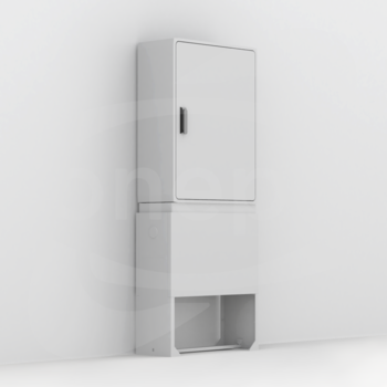 Cokół 900x1110x310 Włókno szklane RAL7035 Cokół