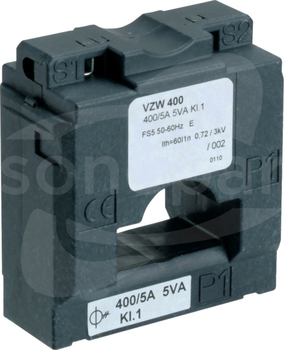 LVZW400 400/5A 5VA kl.1 Przekładnik prądowy