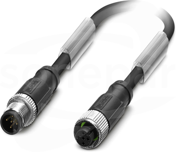 SAC-5P-M12MS/ 0,6-PUR/M12FS SH Przewód czujnikowy