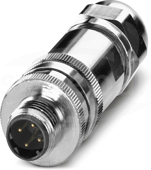SACC-M12MSD-4CON-PG-9-SH M12 4P Wtyk męski prosty