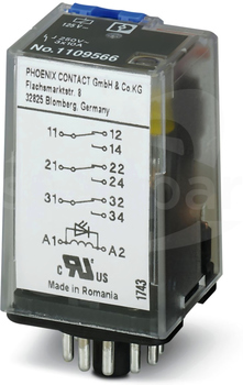 REL-OR-BL/L-125DC/3X21 Przekaźnik miniaturowy