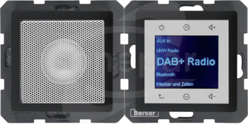 Q.x Touch DAB+ BT z głośnikiem antracyt aksamit Radio dotykowe