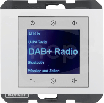 K.1 Radio Touch DAB+ BT biały połysk Radio dotykowe