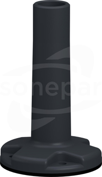 XVZ02 100mm Płyta mocująca szara plastik rura
