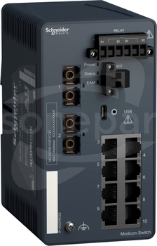 8TX/2FX-MM Switch DRS