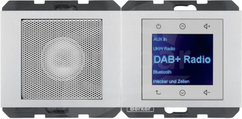 K.5 aluminium Radio Touch DAB+ z głośnikiem