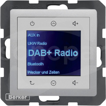 Q.x Radio Touch DAB+ BT aluminium aksamit Radio dotykowe