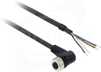 XZCP1241L10 ZŁ.WTYK.M12 KĄTOWE 10 M
