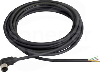 XZCP53P11L5 8-pin 5m 90st. KABEL M12 ZE ZŁĄCZEM ŻEŃSKIM