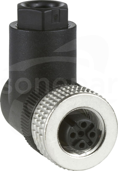 XZCC12FCM40B M12 4P Wtyk żeński kątowy