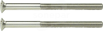 Berker TS M3,5 x 50mm stal szlachetna Śruba z dwoma otworami
