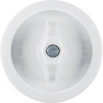 1930/GLAS/PALAZZO śnieżnobiały Element centr.z pokr.łącznika obr.