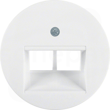 R.1/R.3/R. CLASSIC biały połysk Element centr.gn.przyłącz.UAE 2x