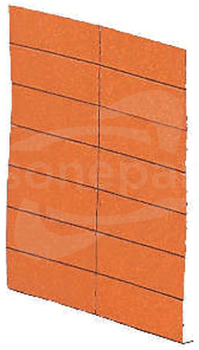 XGKE-GE 7.5x17mm żółty Arkusz z etykietami do rmq