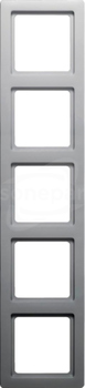 Q.1 aluminium aksamit lakierowany Ramka 5-krotna