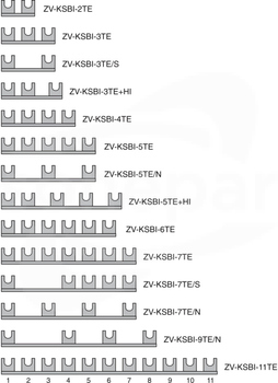 ZV-KSBI-11TE Szyna łączeniowa