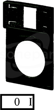 Q25TS-90 Ramka tabliczki opisowej