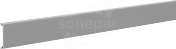 2000 mm x 37 mm szary Pokrywa korytka