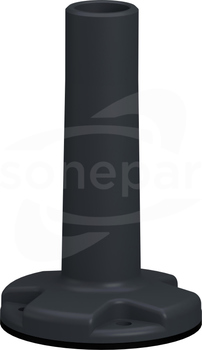 XVZ02 100mm Płyta mocująca szara plastik rura