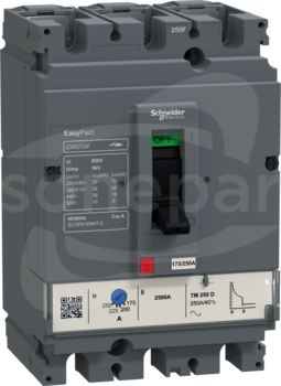 CVS250F TM200D 3P 36kA 200A Wyłącznik EasyPact CVS 3P
