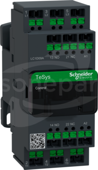 9A 3P 24VAC Snap-in Stycznik
