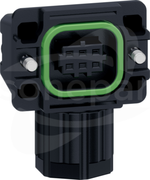 Motor power conn. kit, plastic size 0 Serwomotor