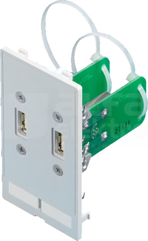 SZ 2xUSB-A-gn/gn Wkład złącza