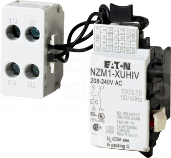 NZM1-XUHIV380-440AC WYZWALACZ ZANIKOWY ZE STYKAM