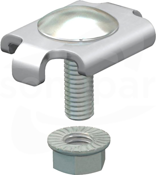 GKS 34 INOX 304 ZACISK DO KORYTKA SIATKOWEGO