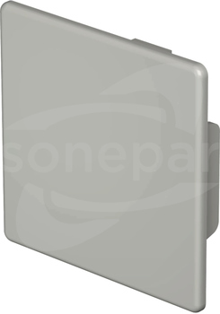 WDK/HE60060 (60x60) Końcówka kanału szary