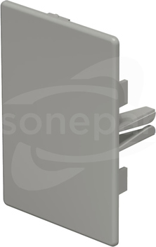 WDK HE60090GR (60x90) Końcówka kanału szary