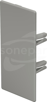 WDK/HE60130 (60x130) Końcówka kanału szary