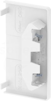 GK-E70130RW (70x130) Końcówka kanału cz.biały