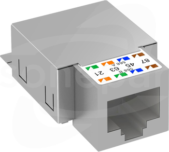 ASM C5G M45 (wkład) MODUŁ RJ45 kat.5E ekran.