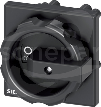 3LD3 66x66mm 22,5mm czarny Napęd obrotowy