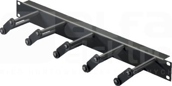 1U RAL9005 Panel rozrządowy