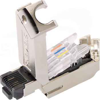 IE FC RJ45 145' 2x2 MET. Wtyk sieciowy modułowy