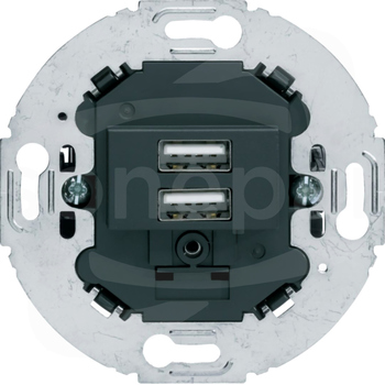 USB 3.0A 230V antracyt mat Mechanizm gniazda ładowania