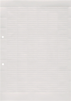 ESO 7 A4 biały Tabliczka opisowa