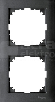 MERTEN M-PURE antracyt Ramka 2-krotna