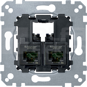 MERTEN M 2xRJ45 kat5e UTP Mechanizm gniazda komp.