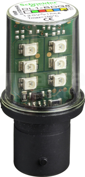 DL1BDG8*ŻÓŁTO-POMAR. DIODA LED TRZONEK BA 15D 120