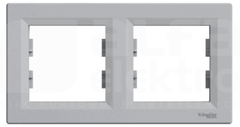 ASFORA aluminium Ramka 2-krotna pozioma